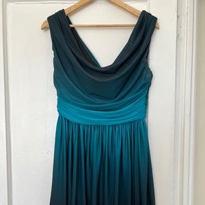 Ombré Green Cocktail Dress